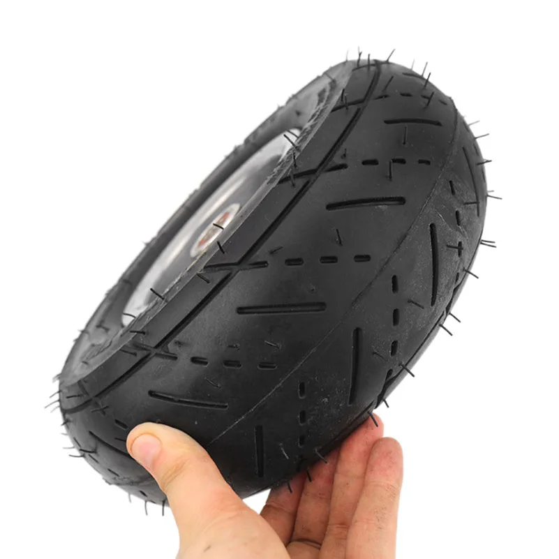 3.00-4 tire wheel 10 inch tyre and inner tube +4 alloy rims hub for electric scooter Gas bike motorcycle