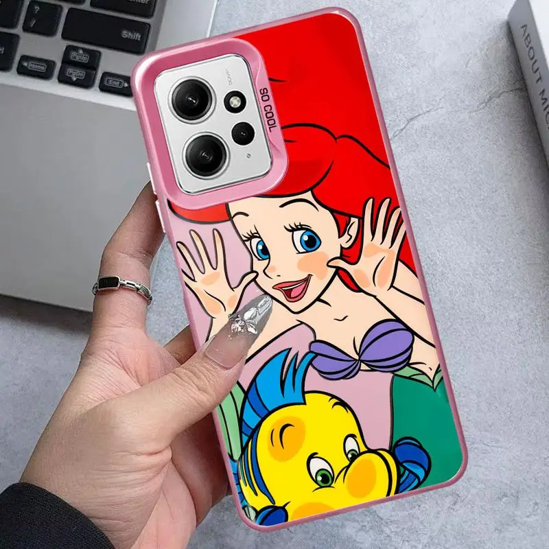 Beautiful Mermaid Princess phone case for Xiaomi Redmi note 12 13 pro plus 11 10 11pro 12s 12pro 5g fundas hard shell couvres