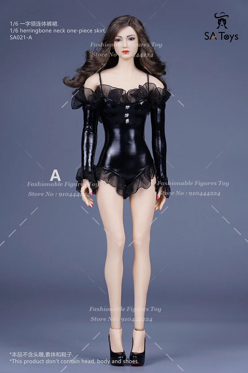 SA Toys 1/6 kobiety żołnierz body łyżwiarstwo liryczny taniec kostium baletowy koronkowe obcisłe kombinezony Fit 12 "figurka ciało