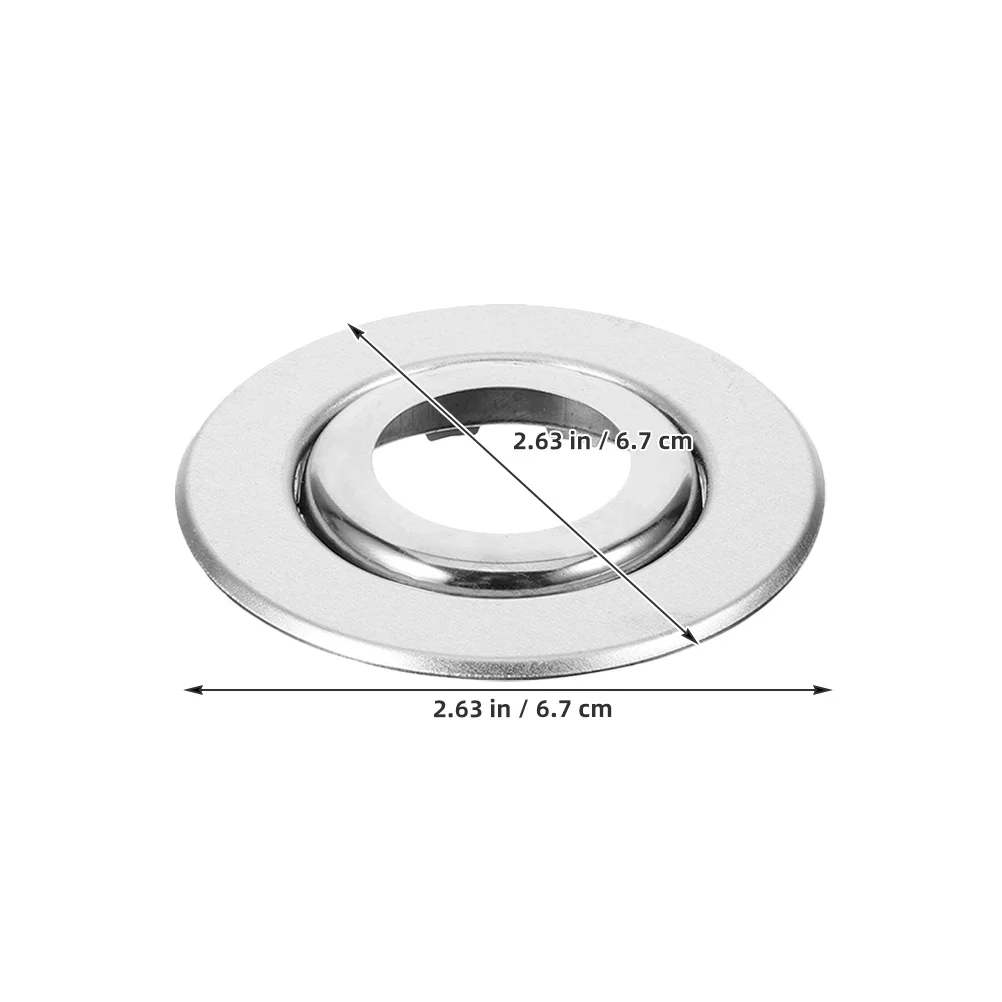 20pcs Fire Sprinkler Cover Plate Stainless Steel Dual Layer Decorative Trim For Homes Offices Recessed Ceiling Escutcheon Guard