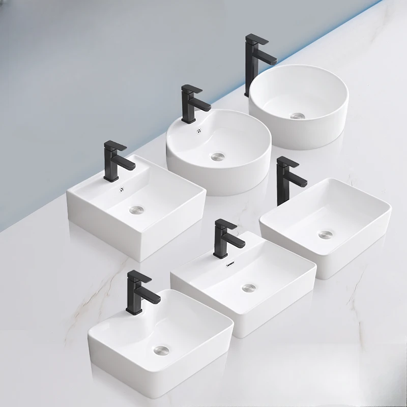 

On-stage Laundry Bathroom Small size basin Pool Household ceramic basin