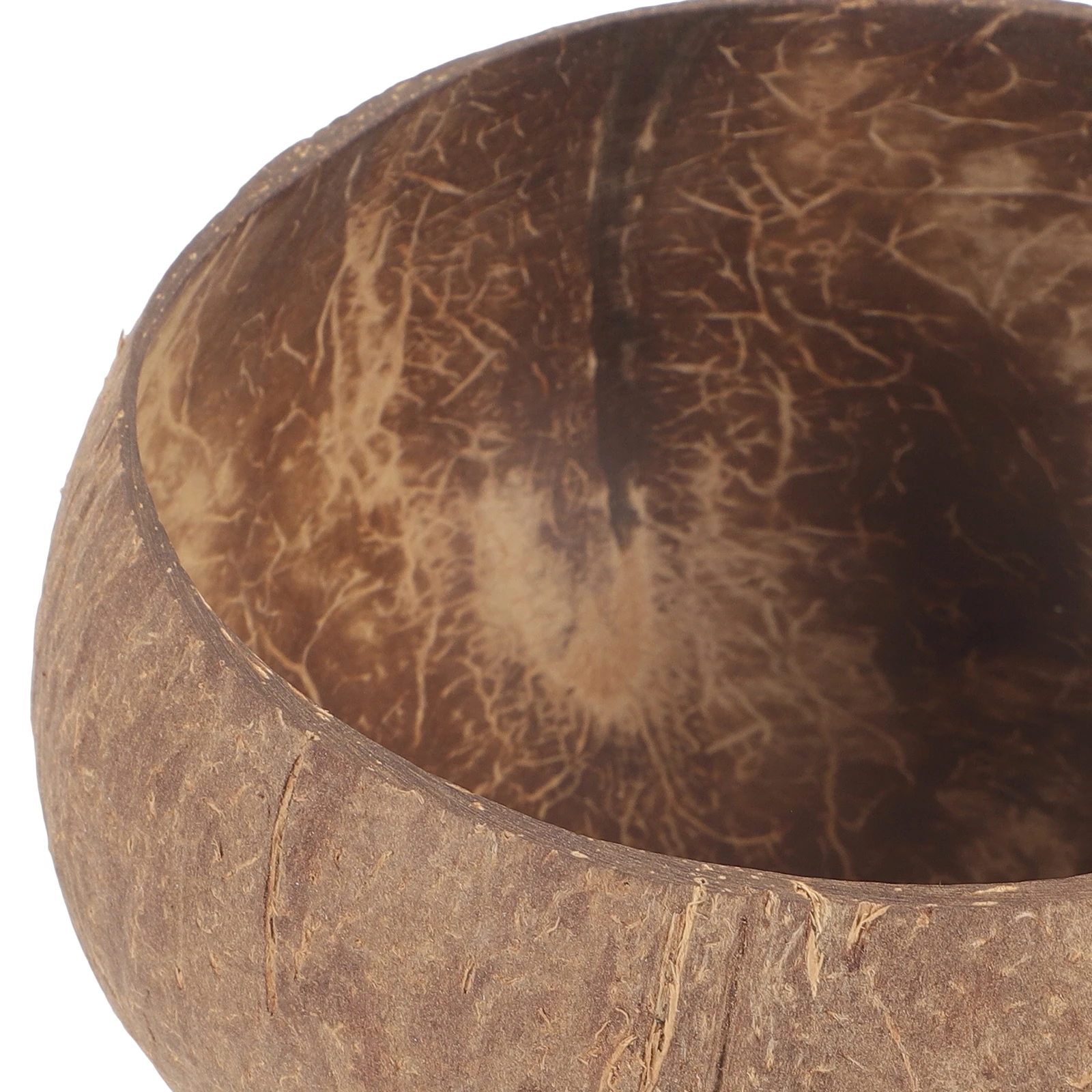 

Coconut Shell Bowl Natural Coconuts Dessert Cups Salad Fruit Rice Serving Home Decor Lightweight Portable Kitchen Bar