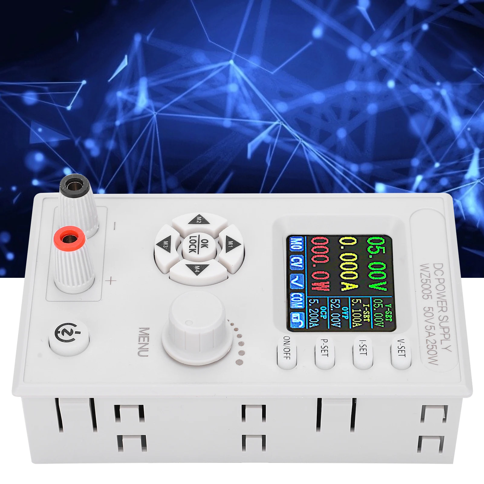 Zasilacz laboratoryjny z cyfrowym sterowaniem, regulowany, wyświetlacz LCD, 4-cyfrowy wyświetlacz, DC6-55V WZ5005, zasilacz laboratoryjny z cyfrowym sterowaniem.