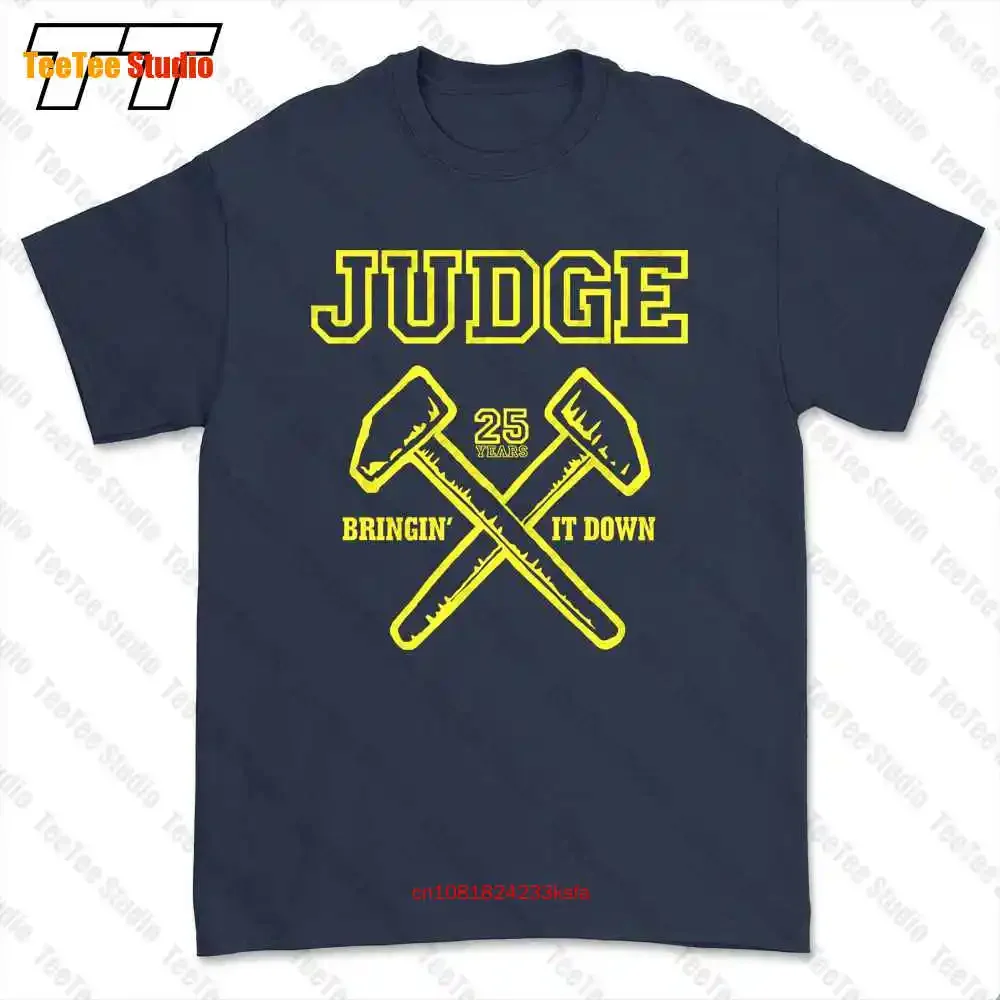 Judge Bringin It Down 25 Anniversary Hardcore Nyc Hardcore T-shirt Tee 731P