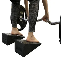 Squat Wedge Blok Verstelbare Antislip Squat Ramp Deadlift Wedge Kalf Brancard Slant Boord Kracht Voor Squat En Deadlift