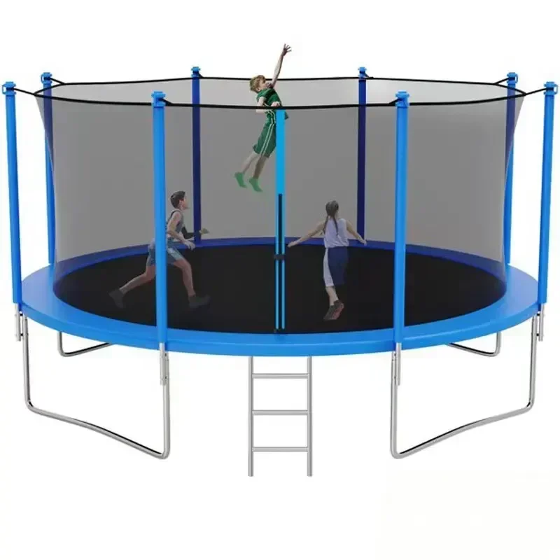 2026 Indoor Commercial Fitness Stalls Bounce Online Celebrity Outdoor Round Children's Large Trampoline