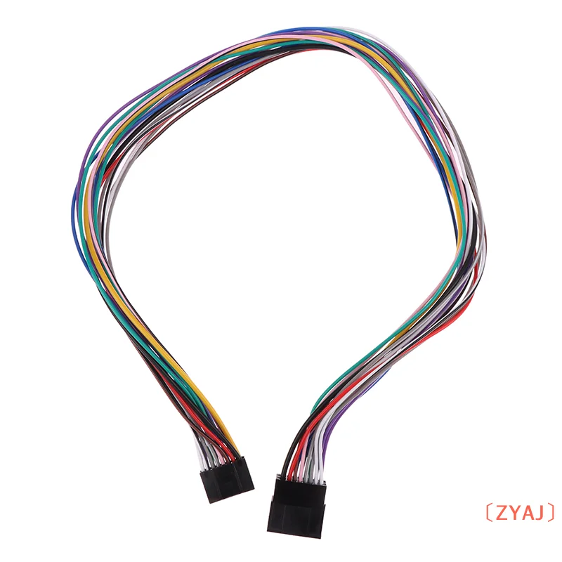 [ZYAJ」 محول تسخير الأسلاك ISO العالمي للسيارة مع كابل مكبر صوت ACC للطاقة 60 سم لراديو أندرويد [ZYAJ].