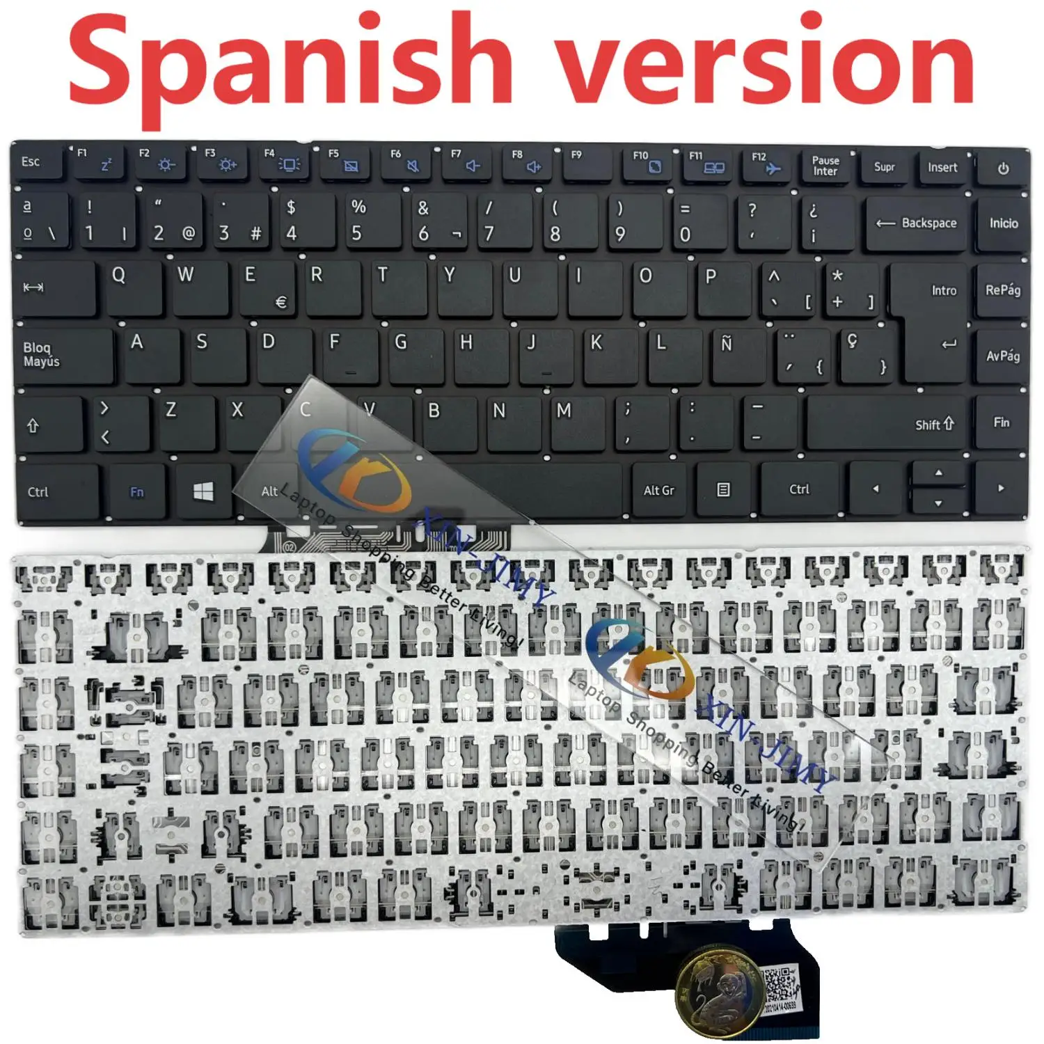 C40-G Spanish Keyboard For Dynabook Satellite Pro C40-J C40-H C40-G C40-G-10P C40-J14250 C40-H-103 V6507B DOK-V6507B