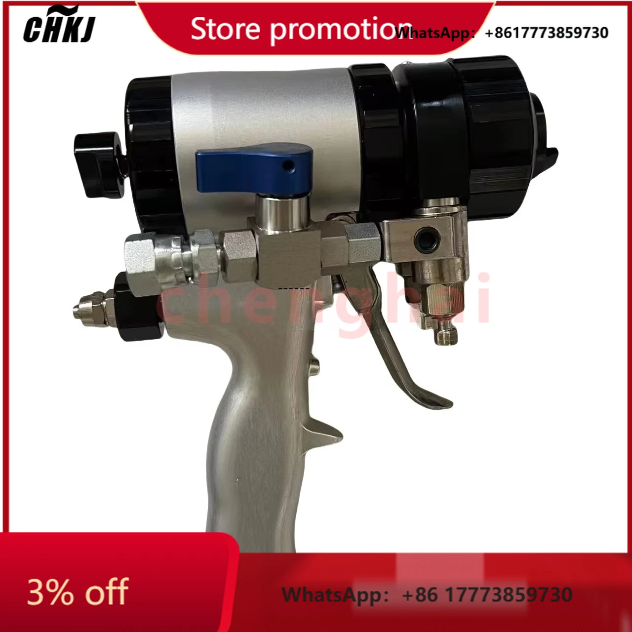 

CHKJ 2025NEWFoam Machine High Pressure Spray Polyurethane PU Insulation Wall Fusion Ap Gun