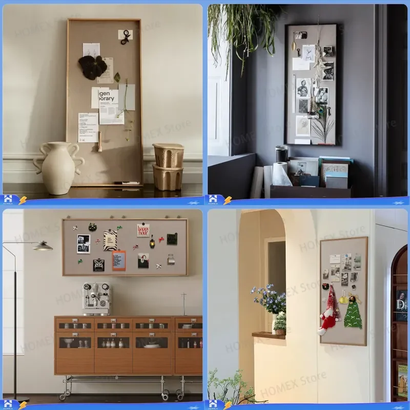Stainless Steel Magnetic Photo Frame Wall Mounted Decorative Painting Display Board for Refrigerator Door Entrance Restaurant