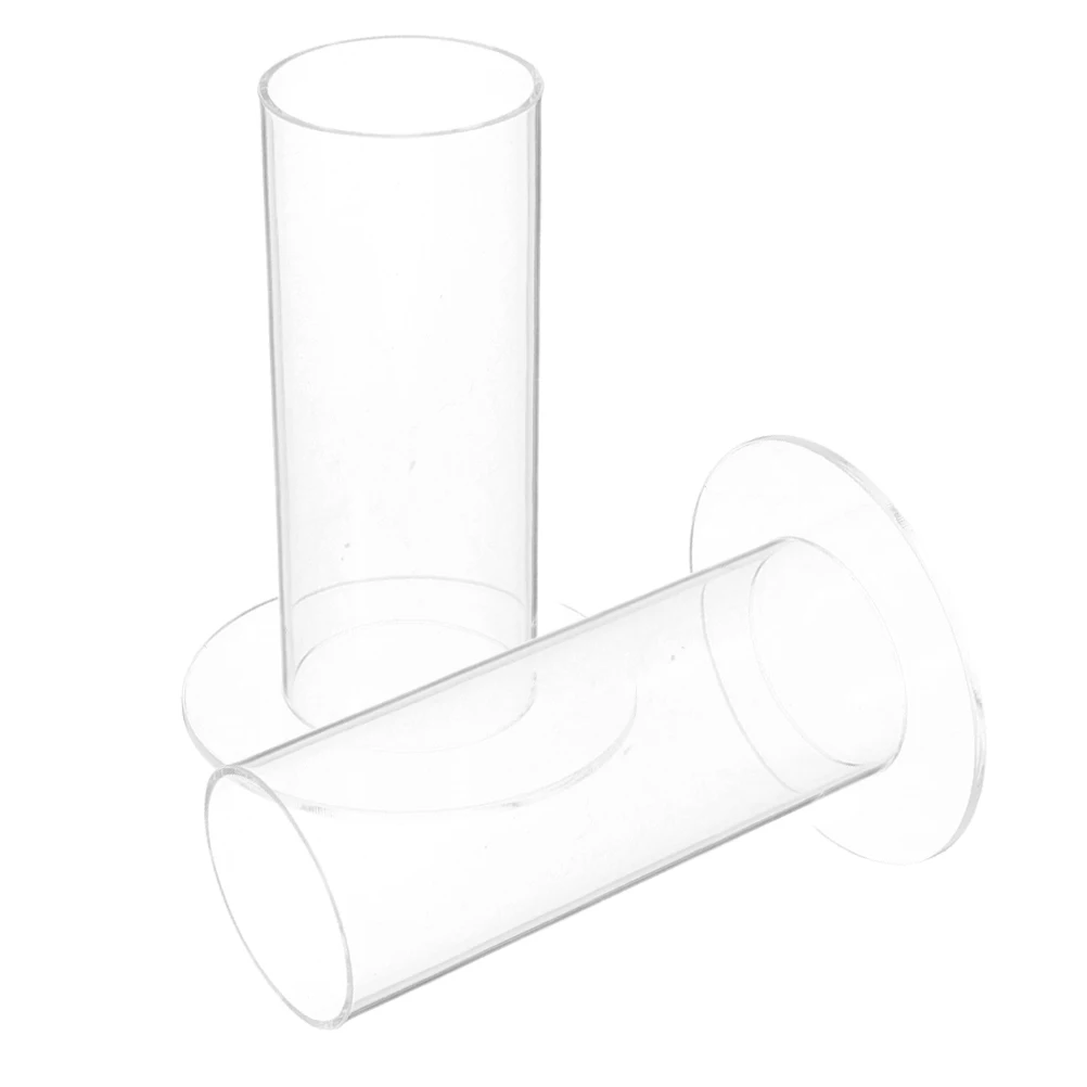 

2Pcs Hair Tie Organizer Stand Clear Hollow Tube Hair Accessories Holder Display Rack Scrunchies Holder Organizer