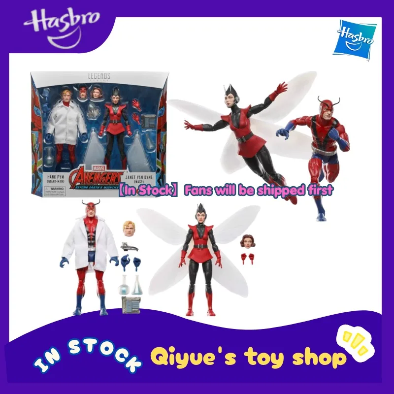[En Stock] Hasbro Marvel Legends 60th Anniversary Ant-Man, Hank Pym, Wasp Figura de Acción Articulada de 6 Pulgadas, Colección de Juguetes, Regalo