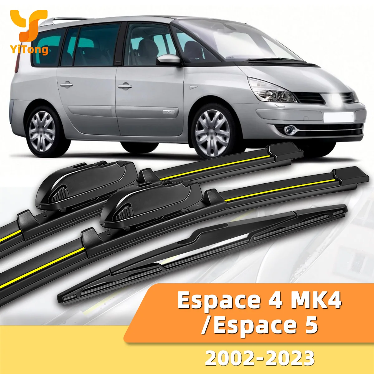 

Suitable For Renault Espace 4 MK4/Espace 5 2002-2023 Front And Rear Windshield Wipers Durable Accessories For Car Windshields