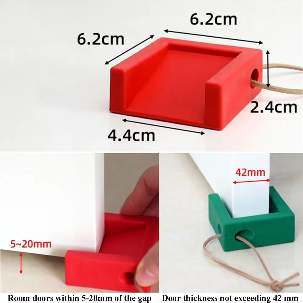 جديد سيليكون الباب سدادة جدار حماة المضادة للتصادم الطابق حامل ذاتية اللصق الباب غرفة نوم