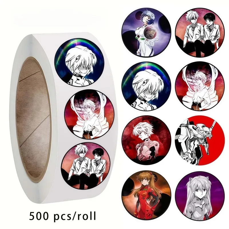 500pcs Neon Genesis Evangelion stickers cartoon anime EVA Asuka Langley Soryu Ayanami Rei DIY notebook graffiti toy gift