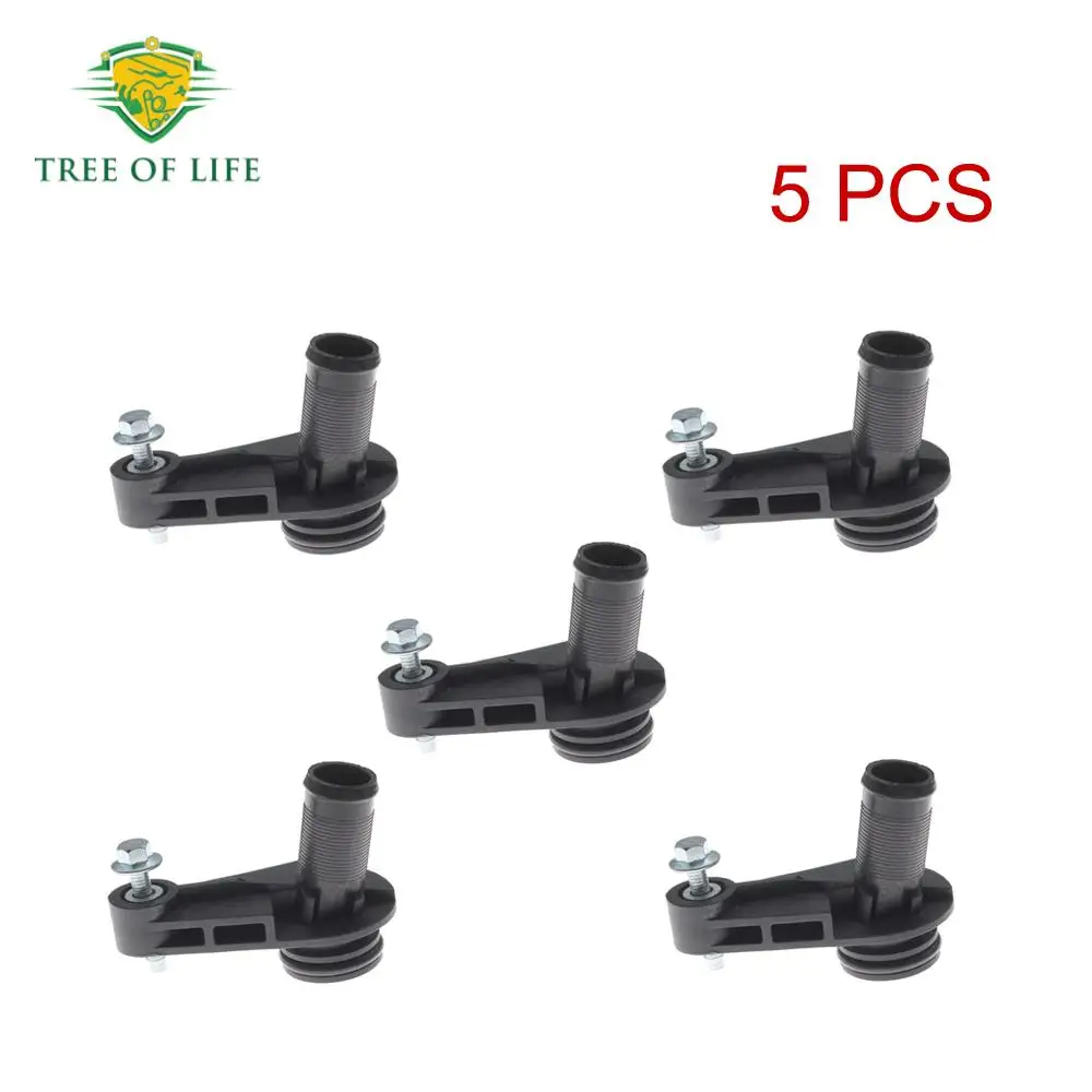 5PCS Oil Cooler Pipe Water Inlet Tube Connector LR021623 For Freelander 2 Range Rover Evoque Discovery Sport 6G9Q6N793AA