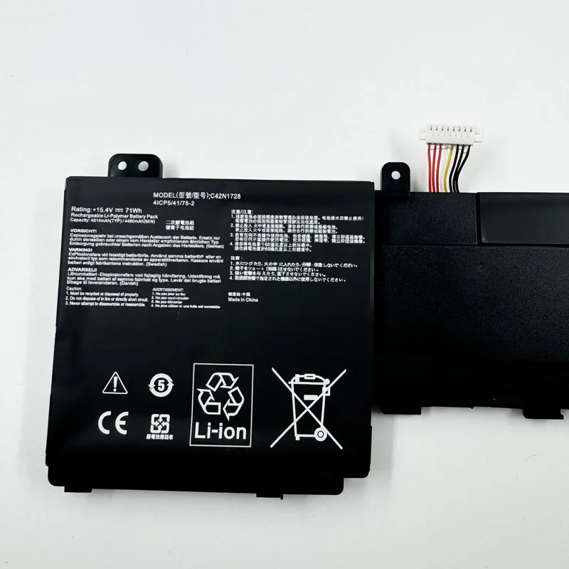 TONTEK C42N1728 Laptop Battery for ASUS Zenbook Pro 15 15.2V