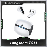 Langsdom TG11 Bluetooth Earphone Noise Reduction Bluetooth 5.3 Hi Res Stereo Surround Wireless Earbuds FPS Gamer Accessory Gift