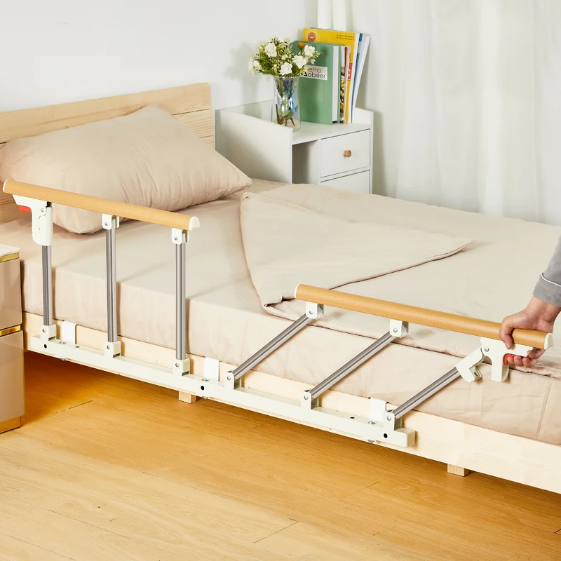 

Ручка для помощи при кровати для пожилых людей с откидными складными прикроватными ограждениями для пожилых людей, безопасная направляющая для беременных женщин, прочная