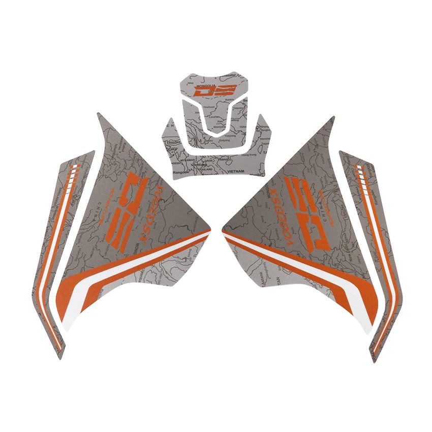 

Для VOGE DS900X 2024-2025 мотоциклетная накладка на топливный бак, наколенник для топлива, противоскользящая накладка, боковая