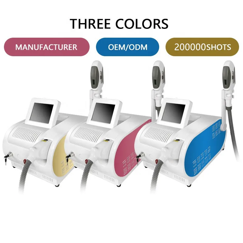 500000 Shots Best Portable Painless OEM Ice IpL E light shr OPT Hair Removal Machine Newest Technology Painless Beauty Salon