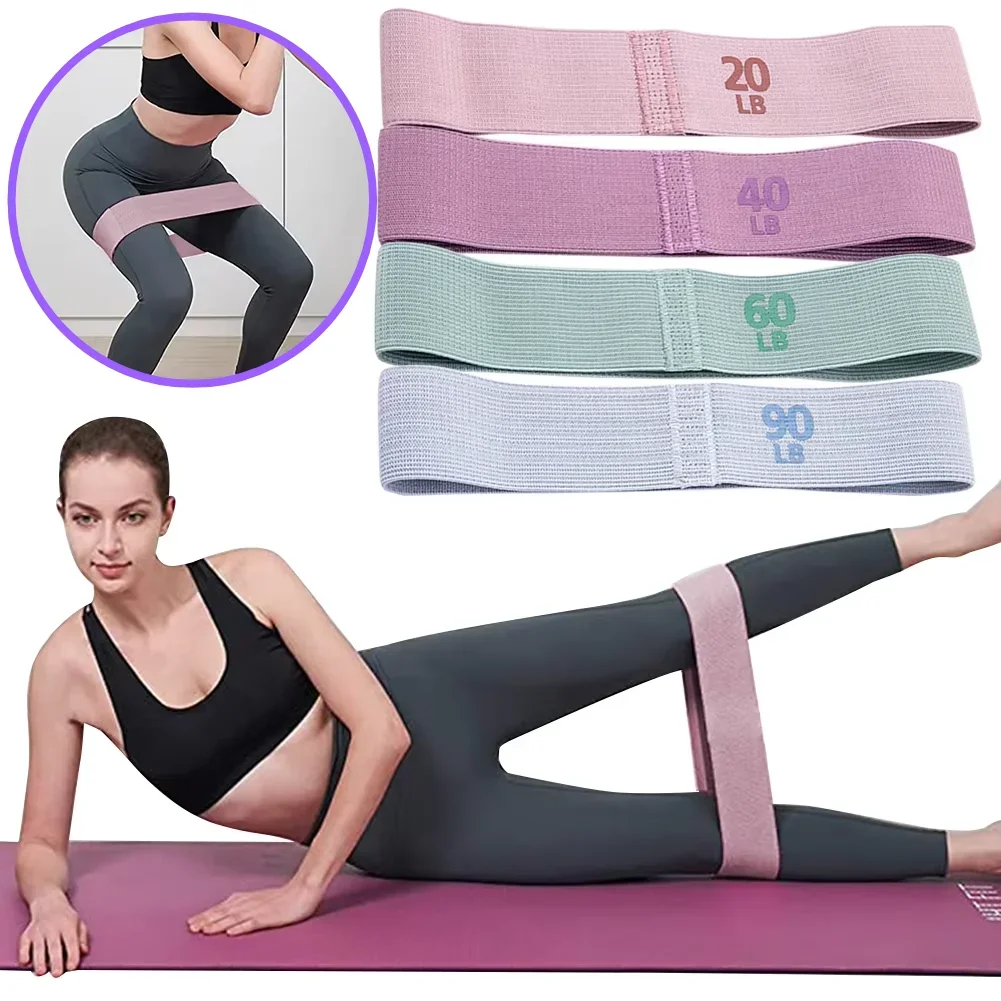 

Elastic Workout Bands Anti-Slip Squat Expander Bands Portable Glute Thigh Elastic Bands Yoga Gym Equipment Fascia stretcher Yoga