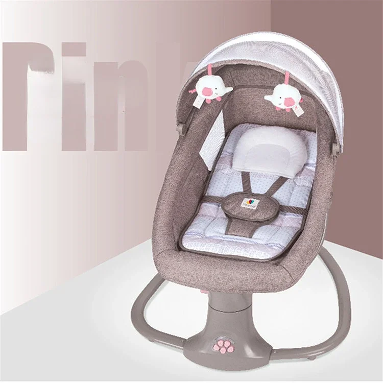 Schaukel Stuhl mit Bluetooth Musik Fernbedienung Babybett Elektrische Baby Schaukel Baby Liege neugeborenen multifunktions baby stubenwagen