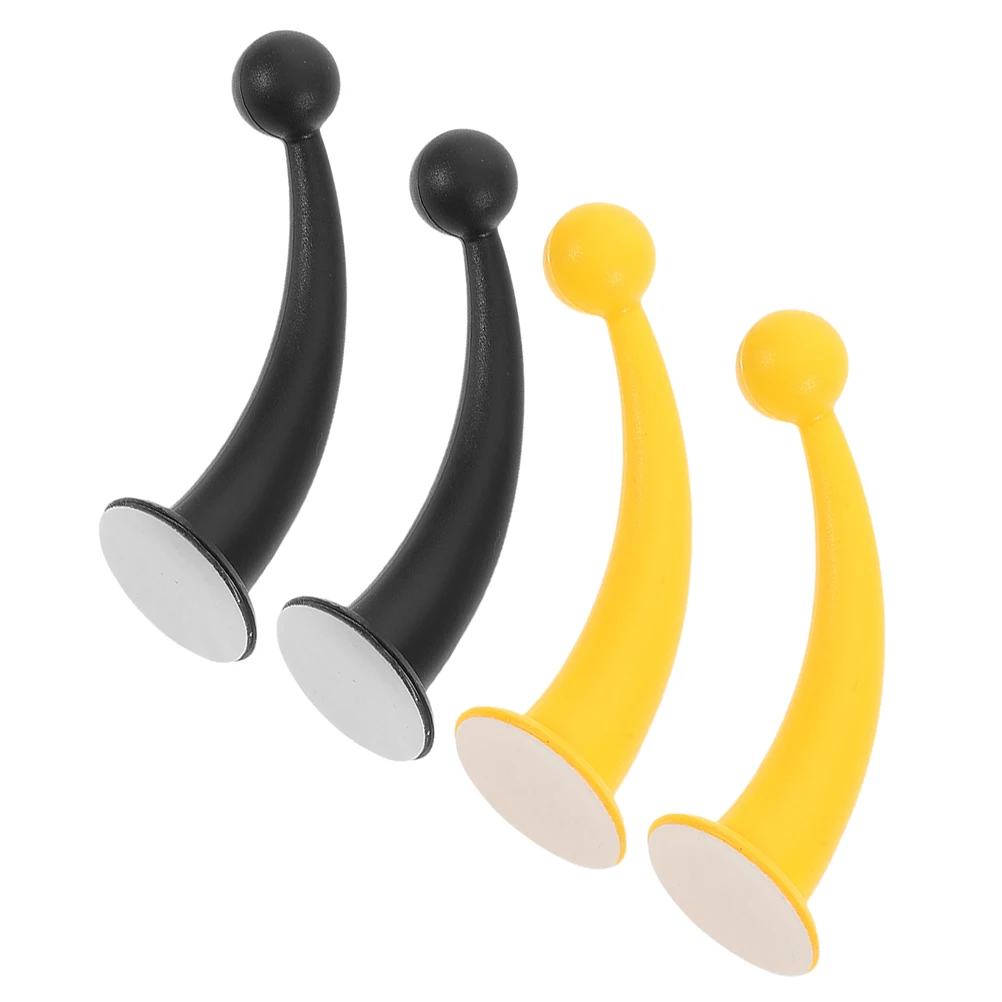 

4Pcs Motorcycle Tentacles Cute Universal Cat Ears Decoration Outdoor Ski Car Roof Accessories Fun Unique Horn Stickers