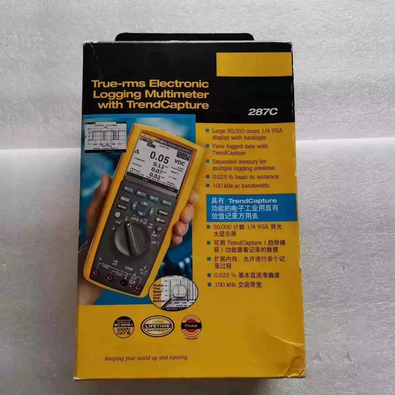 True RMS Industrial digital Multimeter 289 287C