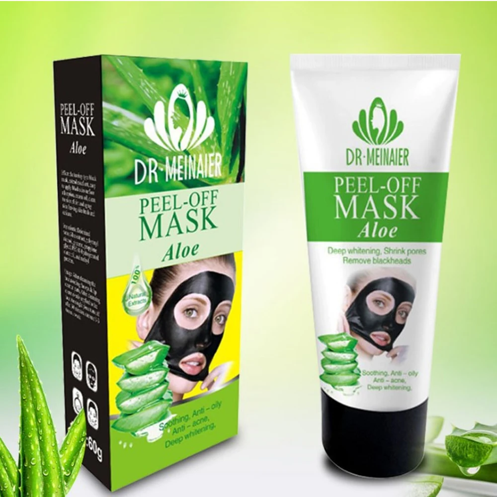 

LAIKOU Mint & Shea Butter Shrink Pores Tearing Mask Whitening Moisturizing Deep Cleaning Blackhead Remover Face Mask Skin Care