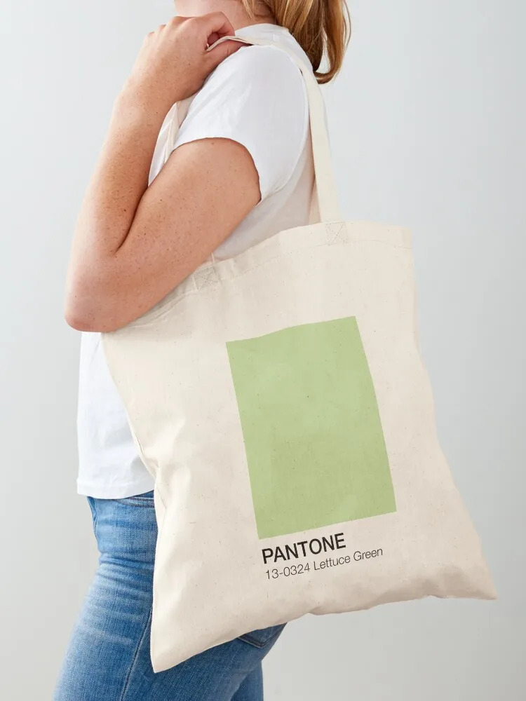

Lettuce Green Pantone Shade Tote Bag hand bag Shopper bag for beach
