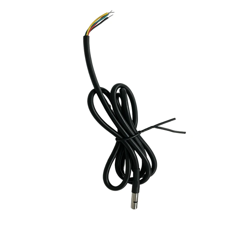 SHTC3 Digital Temperature Humidity Sensor Probe Cable I2C Output Stainless Steel Tube / White Plastic Housing Optional 1M/2M/3M