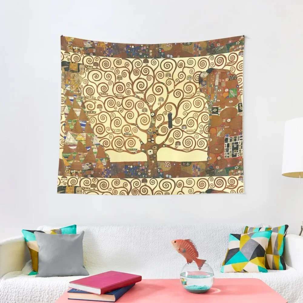 

The Tree of Life - Gustav Klimt Tapestry Bedrooms Decorations Wall Hangings Decoration Luxury Living Room Decoration Tapestry