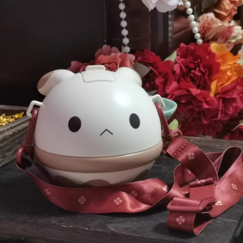 

Официальная бутылка для воды Genshin Impact с трубочкой, 670 мл, большая емкость, милый мультяшный дизайн, портативная, для фанатов, для повседневного использования, путешествий, подарок