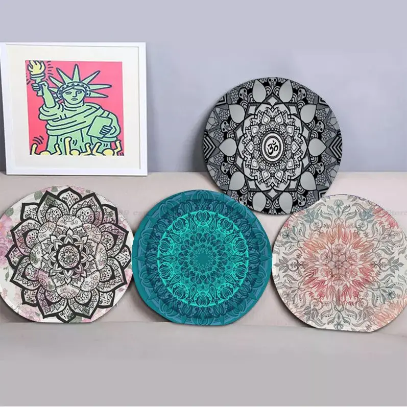 

colorful mandala Cushion Mat Square Stool Pad Patio Home Kitchen Office Chair Seat Cushion Pads Seat 40x40cm Sofa Decor Tatami