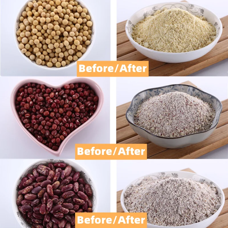 Penggiling Kopi Listrik untuk Rumah Blender Biji Kacang Rempah-rempah Mesin Penggiling Biji-bijian Dapur Multifungsi Penggiling Biji Kopi