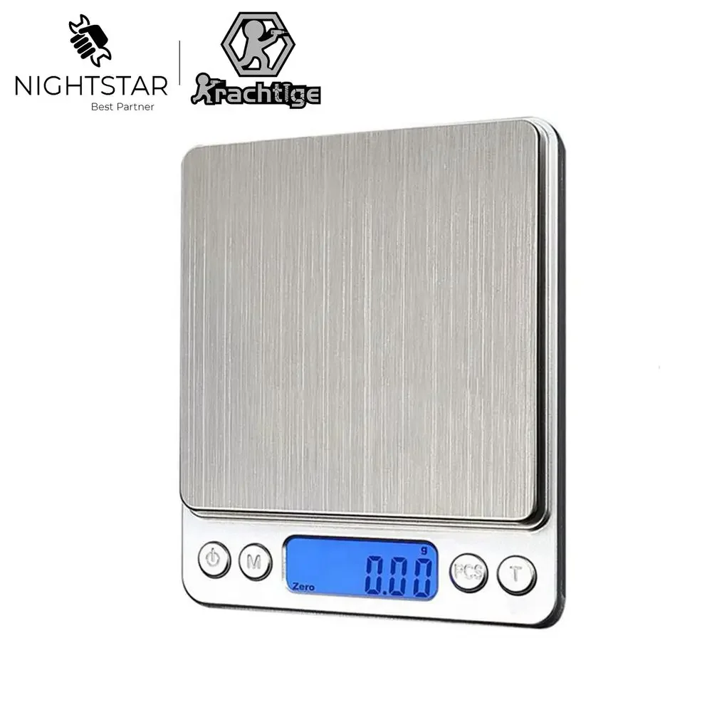 3000g X 0.1g Digital Gram Scale Pocket Electronic Jewelry Weight Scale 500g X 0.01g Scale / NO Retail Packaging