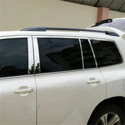 WELKINRY For Toyota Highlander XU40 2nd Generation 2008-2013 Kluger Car Door Window Central Middle B C Column Pillar Post Trim