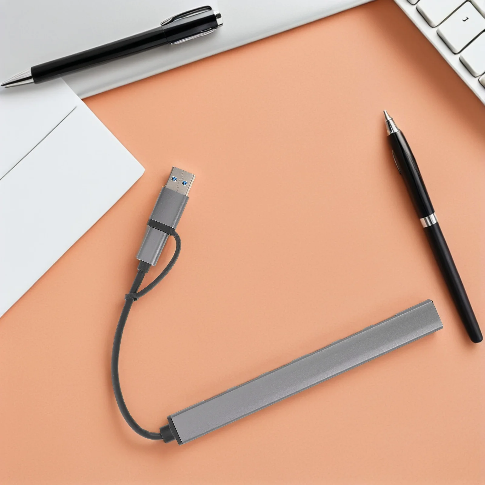 

Высокоскоростной концентратор, настольный USB-удлинитель для автомобиля, дополнительные порта для ноутбука, расширитель из алюминиевого сплава, кабель-адаптер для док-станции с питанием