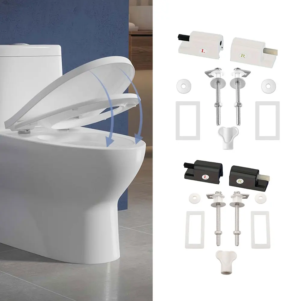 

Комплект из 1 комплекта сменных петель для мягкого закрывания сиденья унитаза, для установки фиксированных деталей унитаза, простая установка