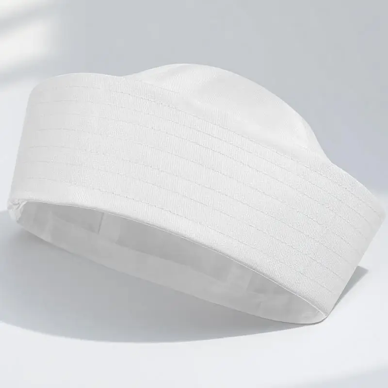 

1Pcs Sailor Hat White Premium Material Comfortable Party Costume Accessory for Halloween Masquerade Cosplay Sailor Cap Role Play