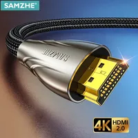 SAMZHE 4K HDMI Cable 2.0 High Speed 4K@60Hz 1080P Ultra HD Video Cables Gold Connectors for PC Splitter Switcher Monitor TV Box