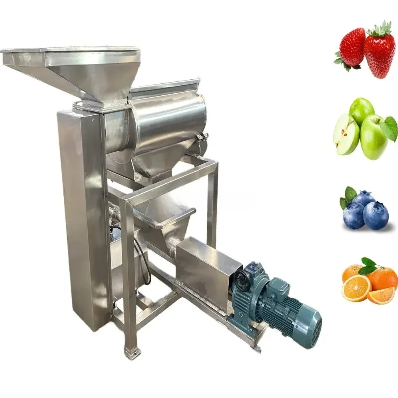 Single Channel 4kw  Fruit and Vegetable Peeling Pitting Juicer Beating Mango Beater Machine