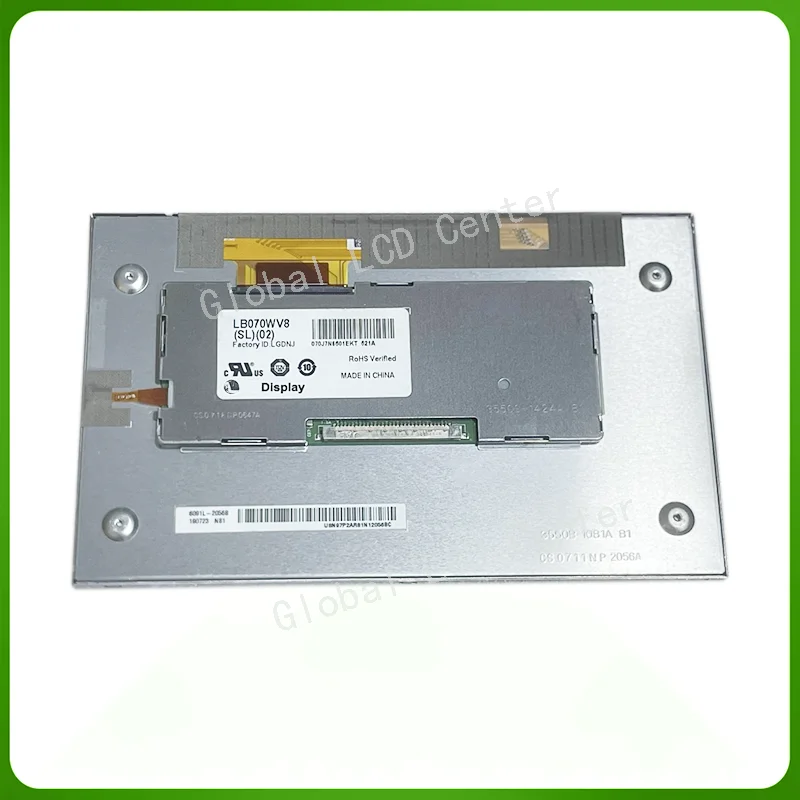

Original Grade A+ LB070WV8-SL02 LB070WV8-SL01 7.0 inch LCD Display Screen For Auto Parts