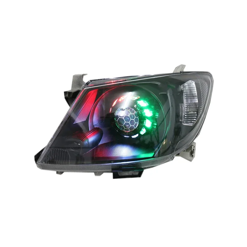 Customized Full LED Headlights For Toyota Hilux 2008-2011 Bi-xenon Projector Lens Front Lamps With DRL