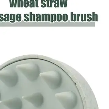 

Щетка для мытья волос TPE + пшеничная солома, щетка для мытья волос, щетка для головы, зубной зуд, расческа для царапин, массажная щетка, парикмахерский инструмент