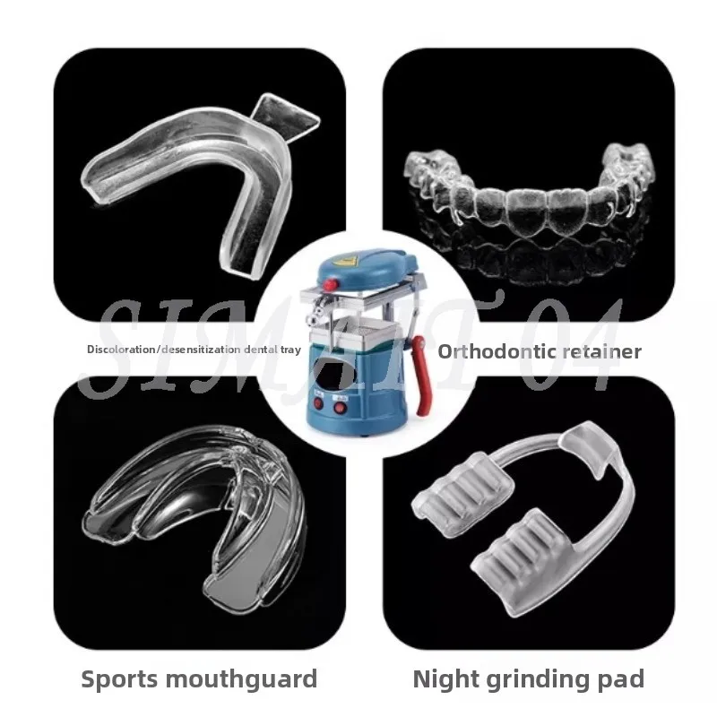 Retainer Orthotics Production, Vacuum Oral Laminating Machine, Manual Braces Stamping Machine