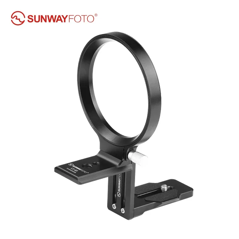 SUNWAYFOTO LS-85 85mm Rotating Collar for Canon Nikon Sony DSLR Camera with Battery Grip, Tripod Mount Ring Lens Support Collar