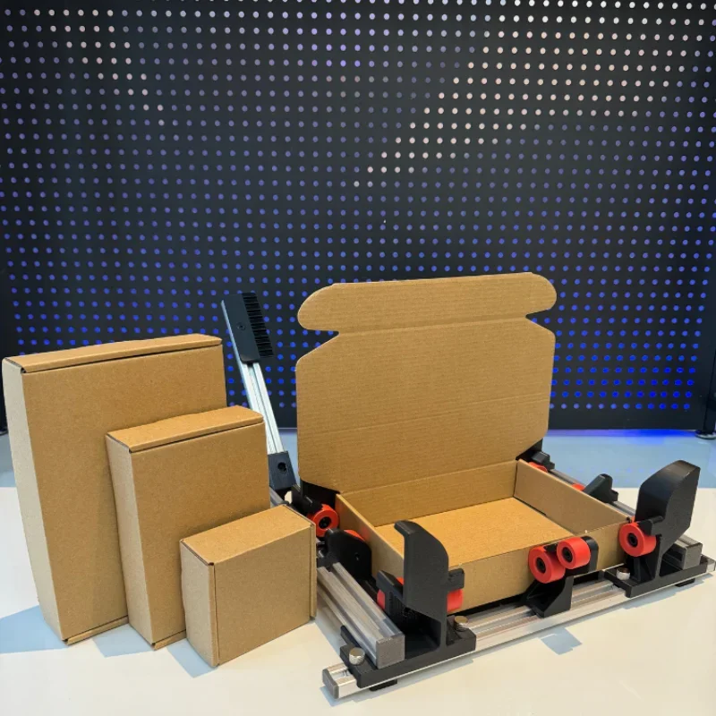 

Aircraft box fixture auxiliary roller folding tool special origami for carton