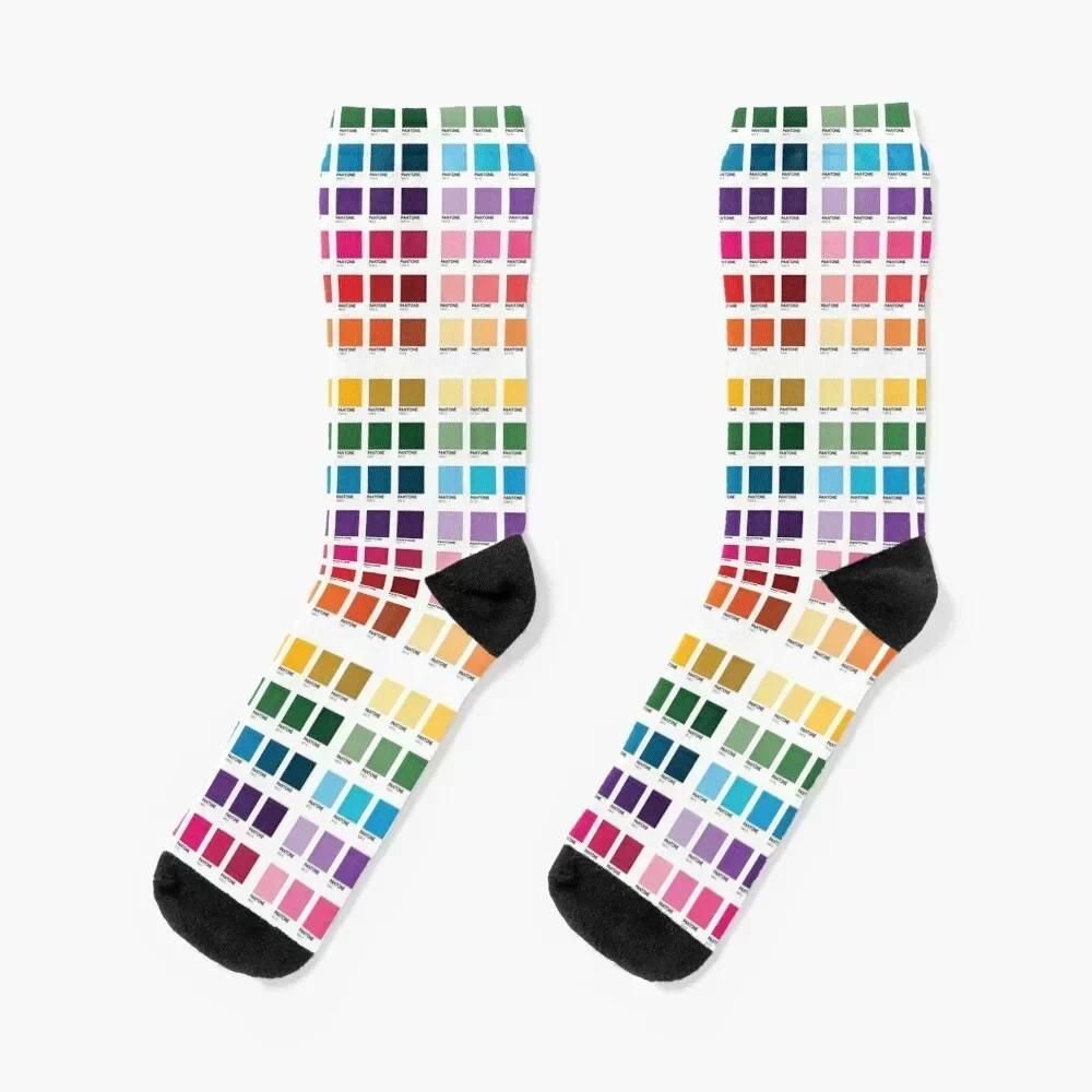 

Shades of Pantone Colors Socks hiking Novelties professional running valentine gift ideas Socks Girl Men's